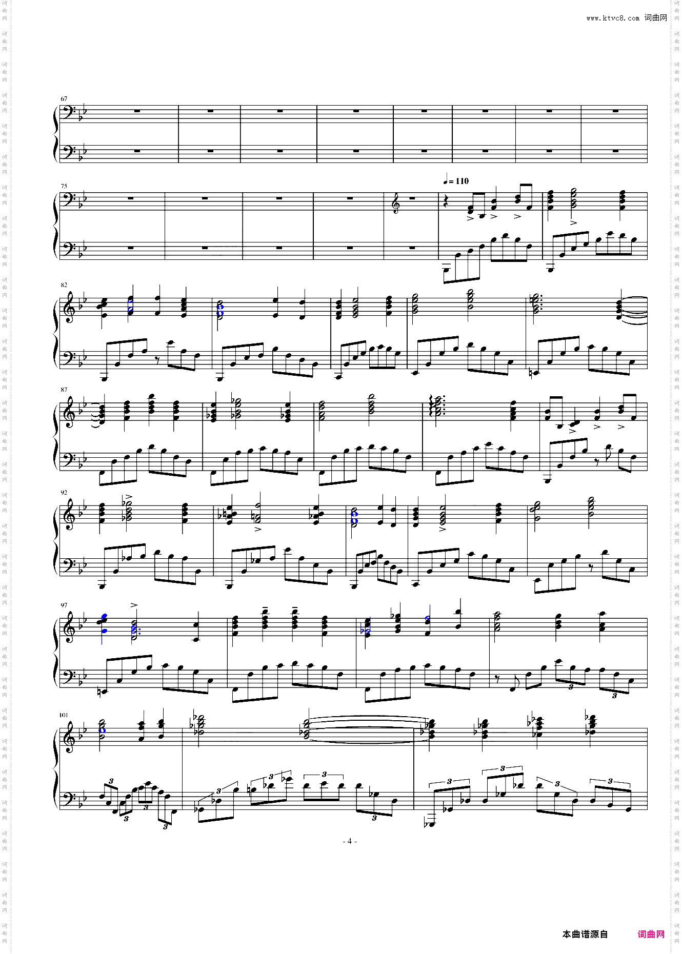 指头钢琴协奏曲第一乐章