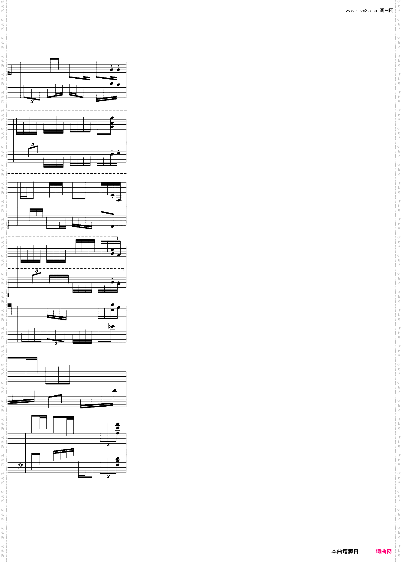 指头钢琴协奏曲第一乐章