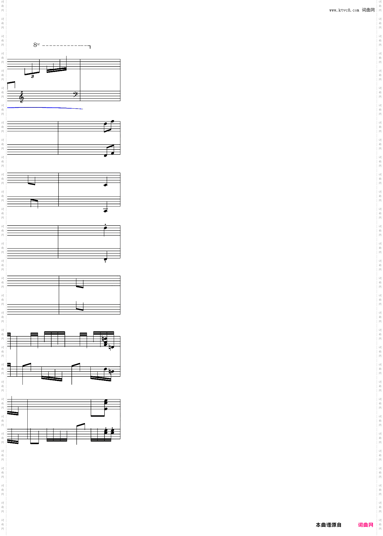 指头钢琴协奏曲第一乐章