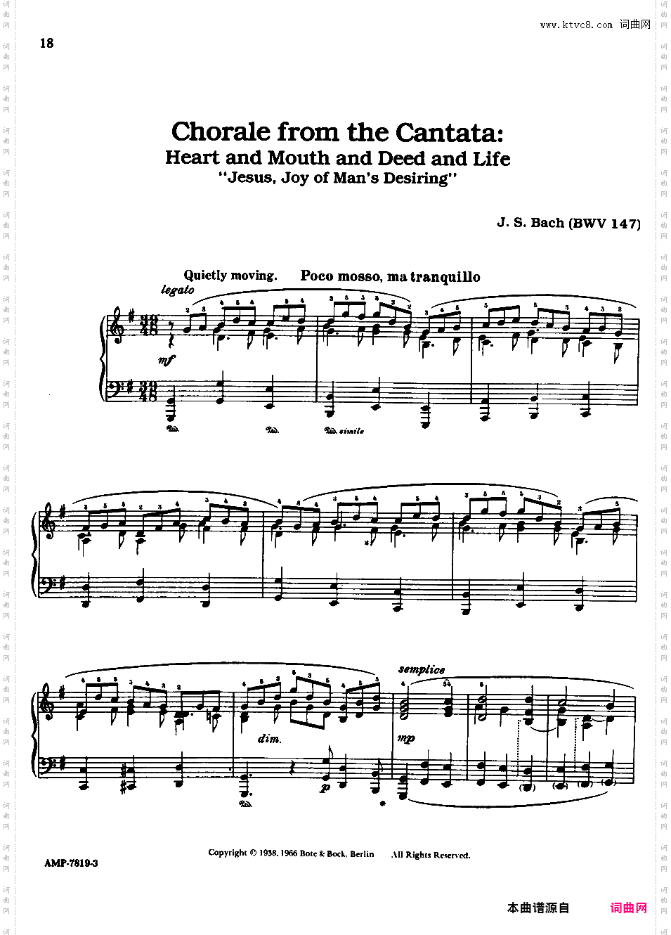 十首巴赫改编曲 Bach-Kempff 10 Bach Transcriptions