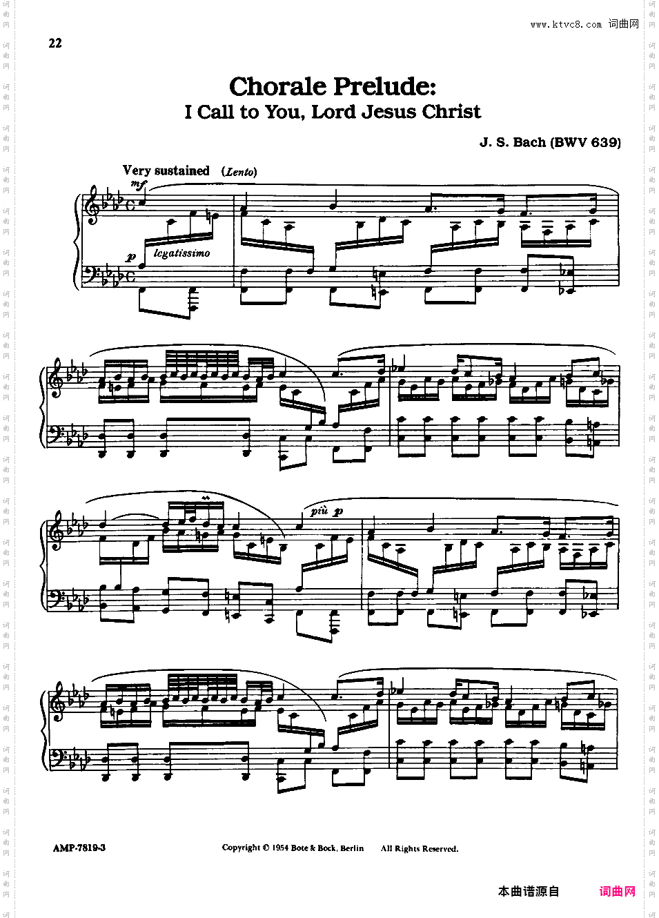 十首巴赫改编曲 Bach-Kempff 10 Bach Transcriptions