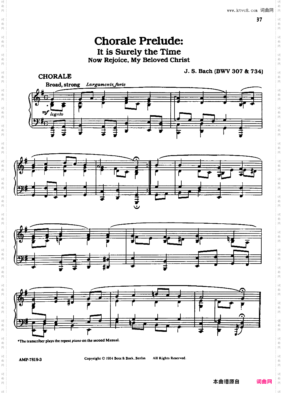 十首巴赫改编曲 Bach-Kempff 10 Bach Transcriptions