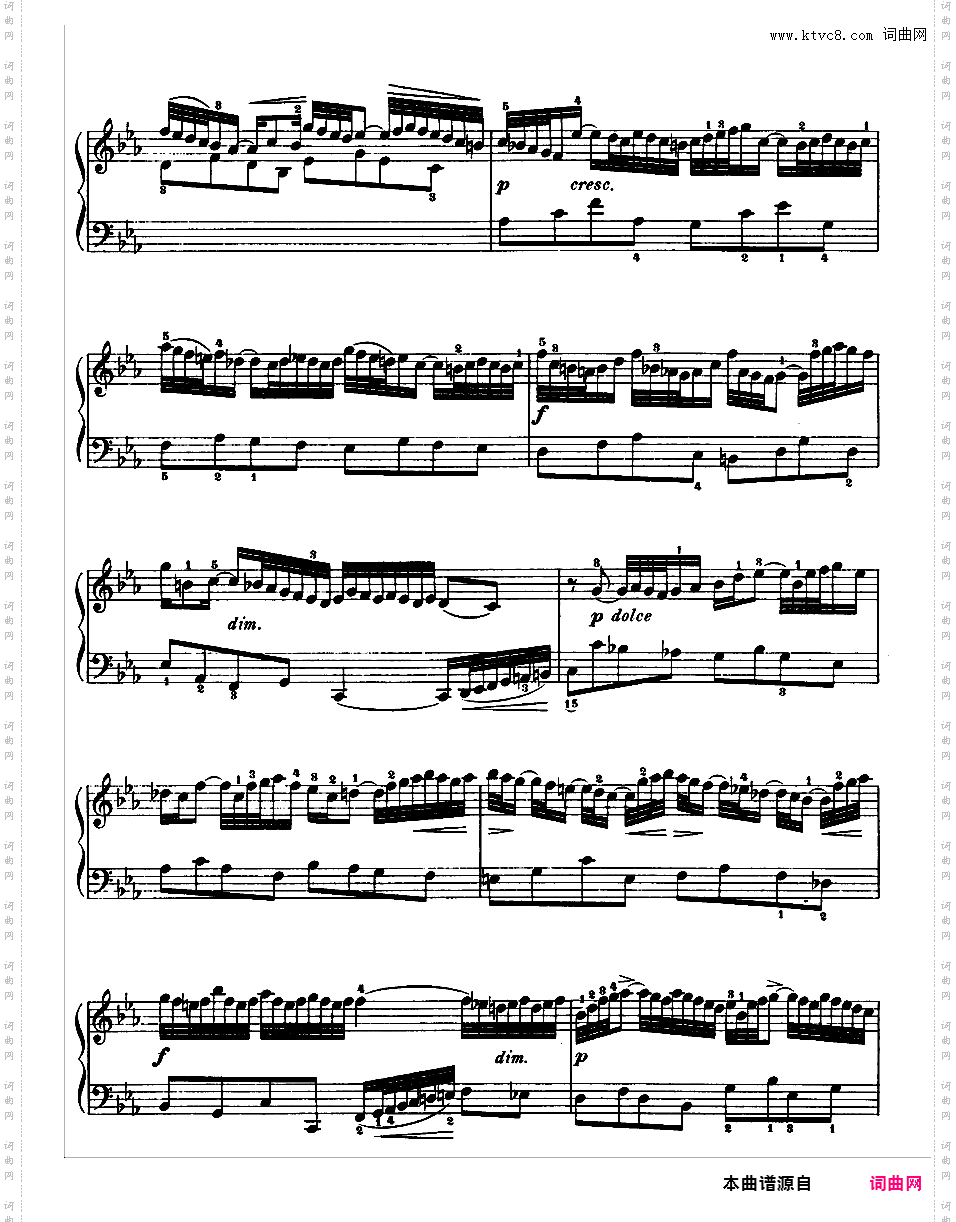 6首帕蒂塔德国组曲 Six Partitas BWV 825-830Partita No 2