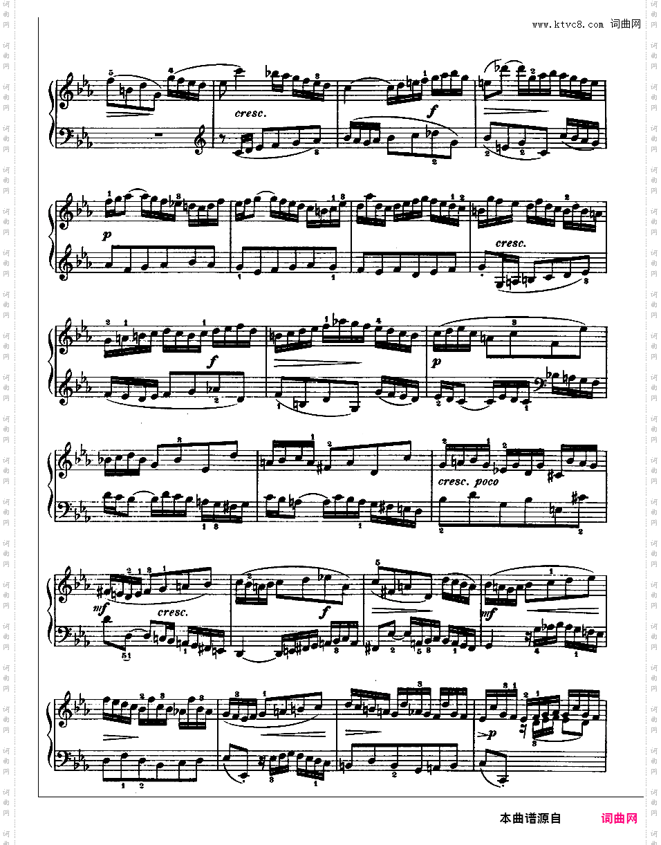 6首帕蒂塔德国组曲 Six Partitas BWV 825-830Partita No 2