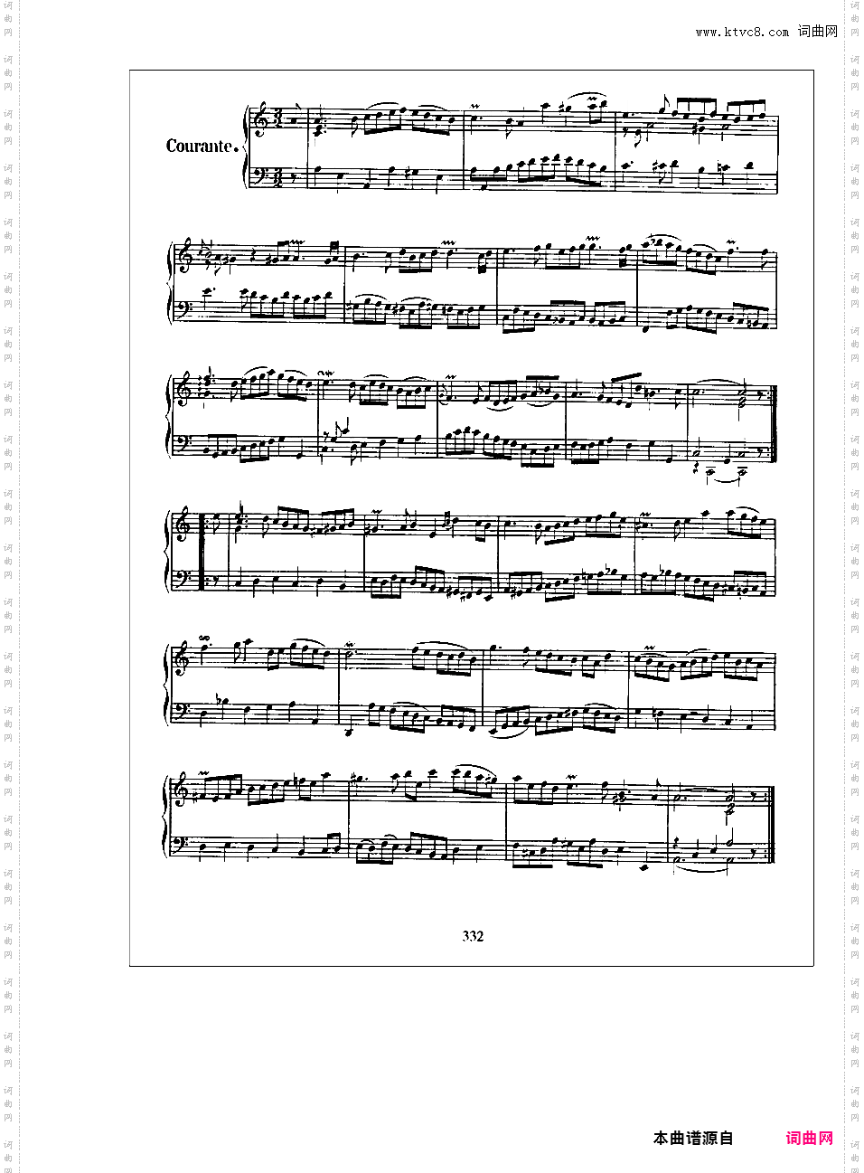 英国组曲 English Suites BWV 806-811English Suite No 2 in a, BWV 807