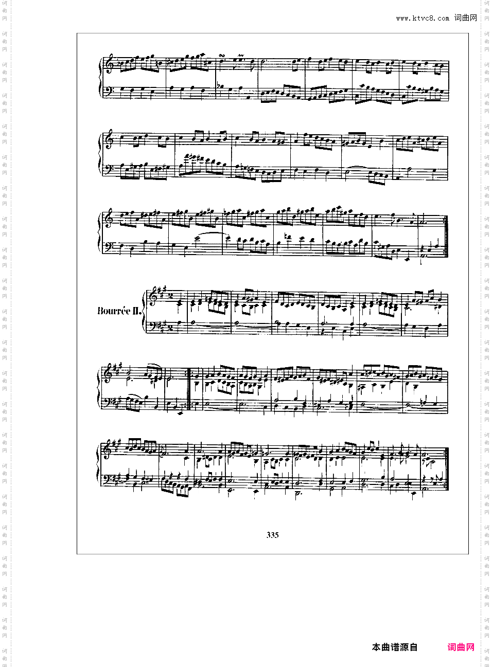 英国组曲 English Suites BWV 806-811English Suite No 2 in a, BWV 807