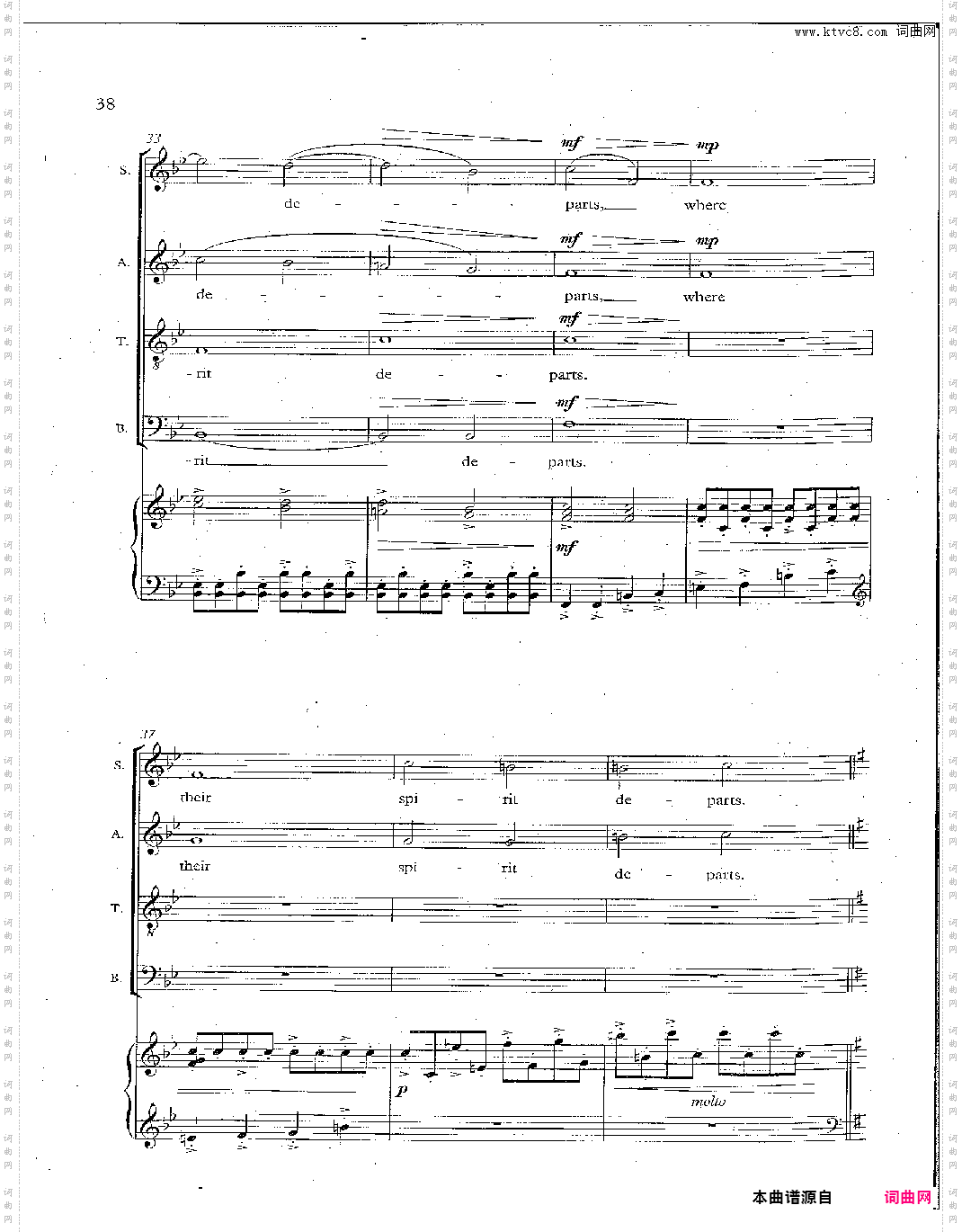 From Heaven Distilled a Clemency合唱谱Triptych III