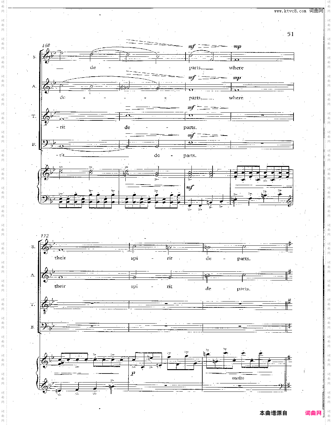 From Heaven Distilled a Clemency合唱谱Triptych III