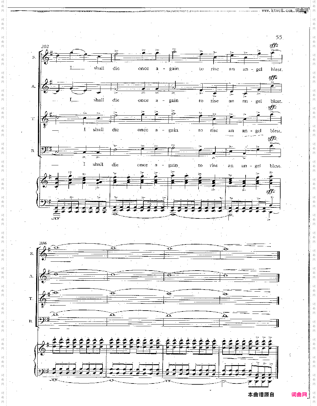 From Heaven Distilled a Clemency合唱谱Triptych III