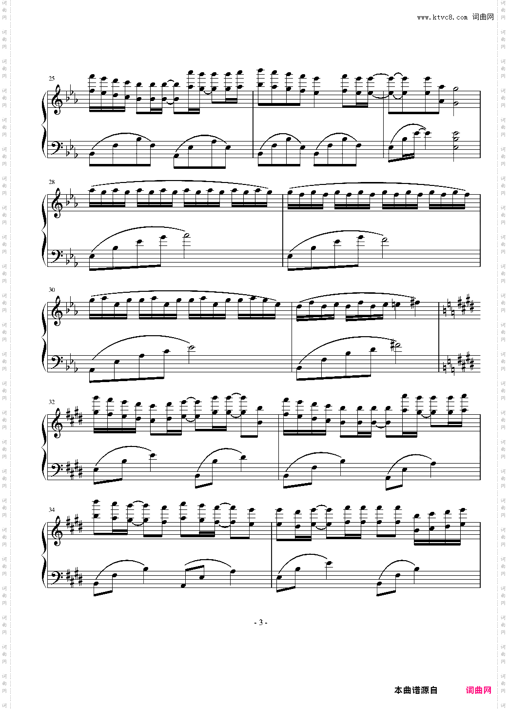 流行钢琴曲1