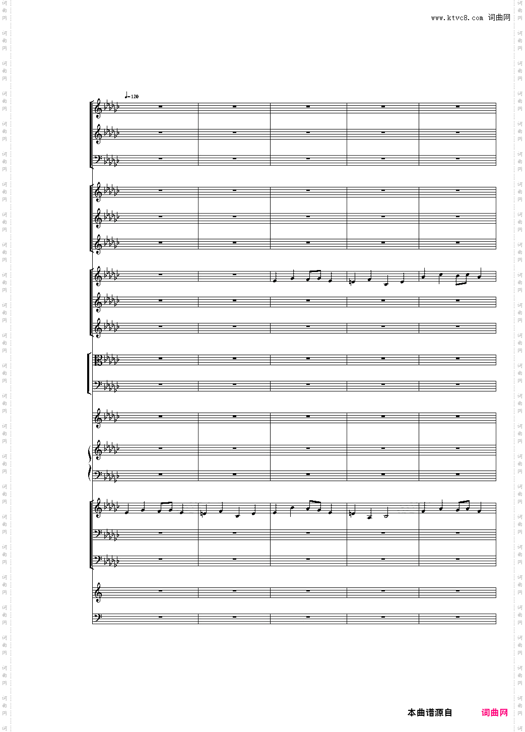 第一版Piano Concerto No·3 in E Flat minor,I·