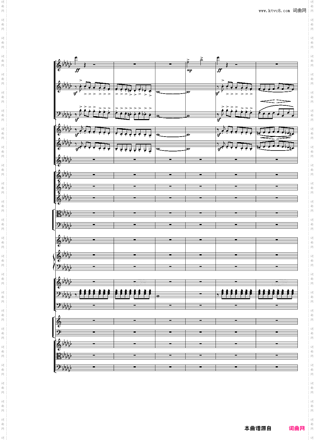 Piano Concerto No·3 in E Flat minor,I·Moderto