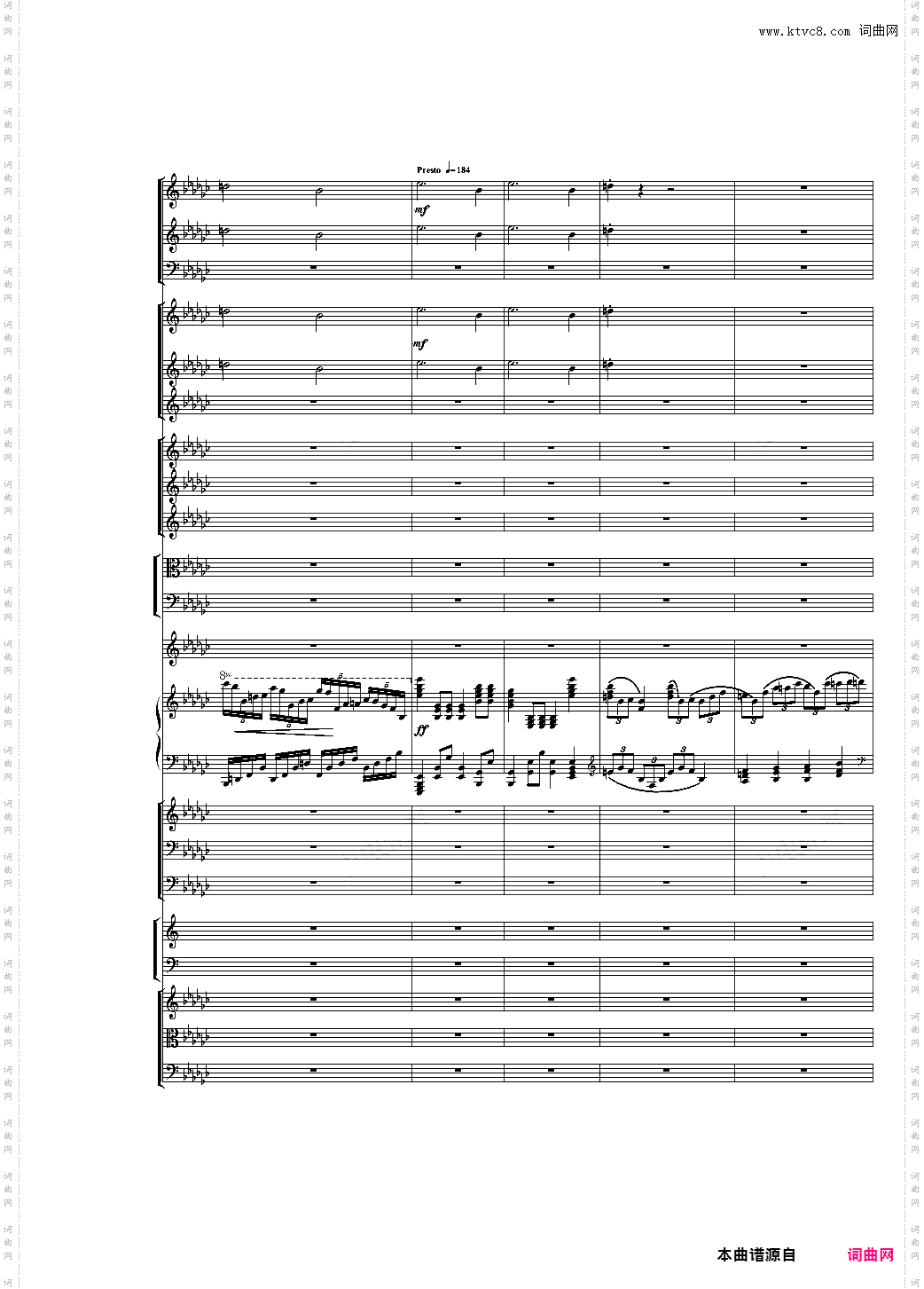Piano Concerto No·3 in E Flat minor,I·Moderto
