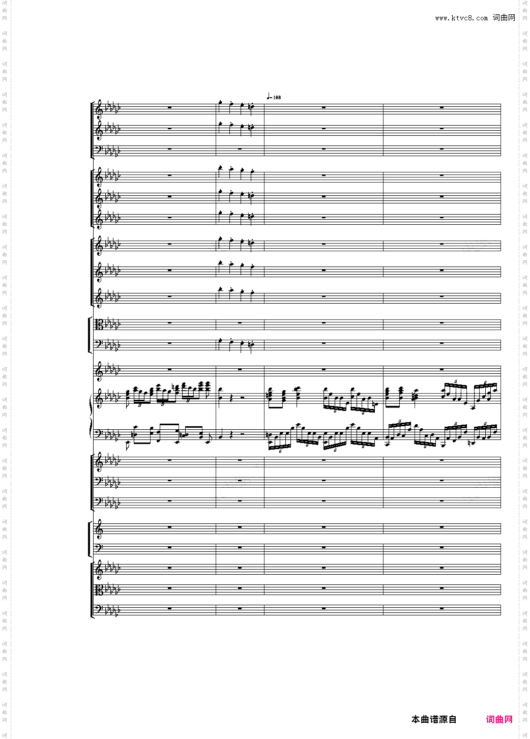 Piano Concerto No·3 in E Flat minor,I·Moderto