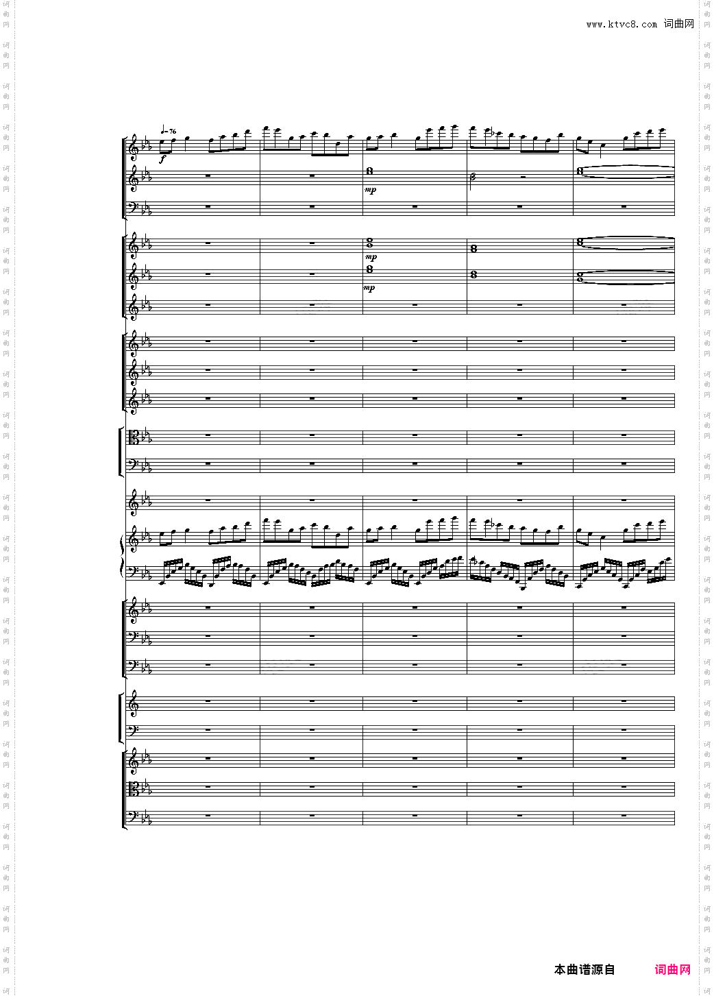 Piano Concerto No·3 in E Flat minor,I·Moderto