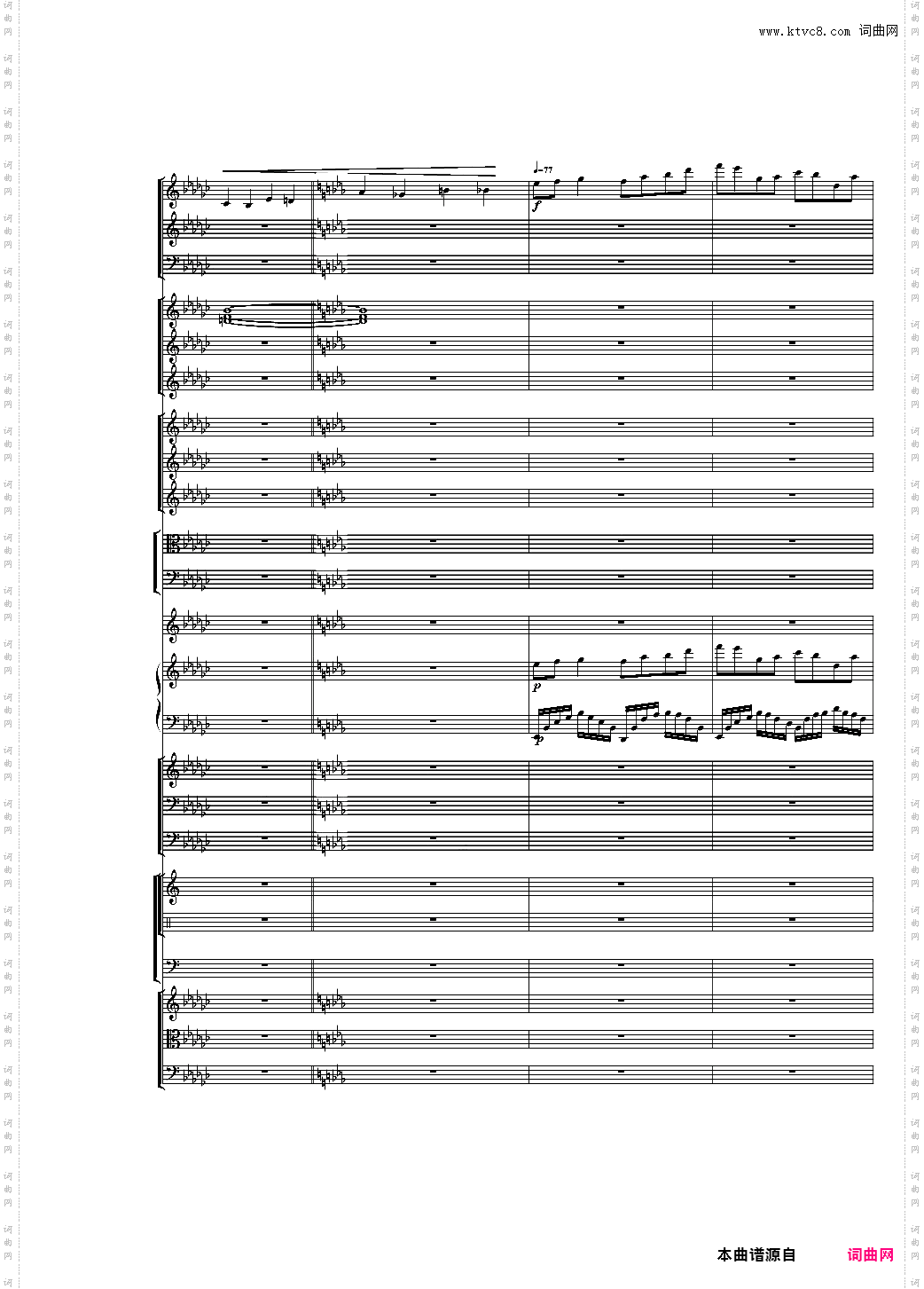 Piano Concerto No·3 in E Flat minor,I·Moderto