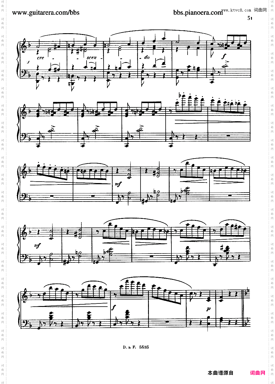 F大调第六圆舞曲 Valse No·6 in F Major Op·96