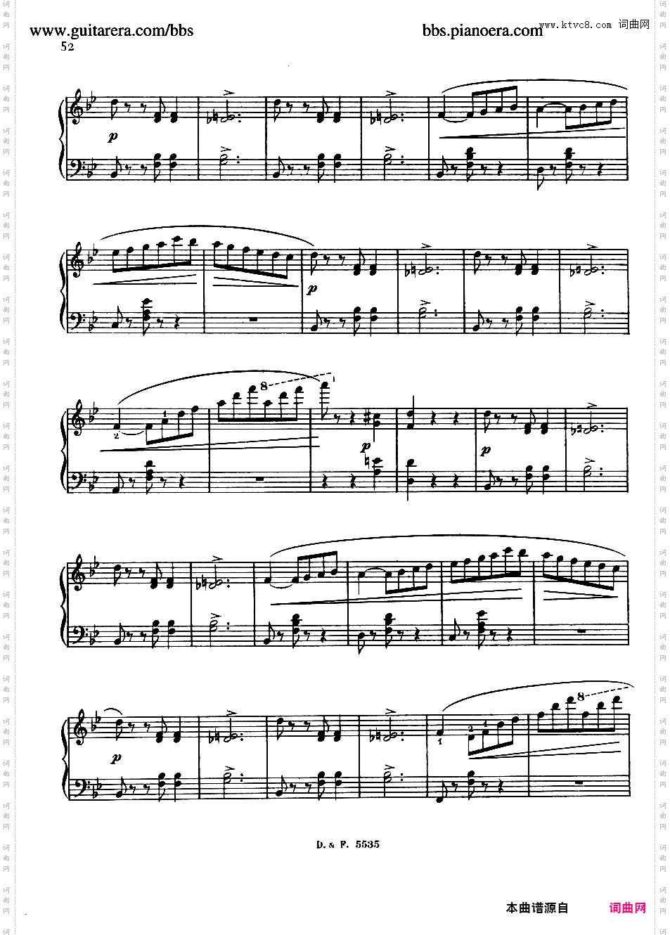 F大调第六圆舞曲 Valse No·6 in F Major Op·96