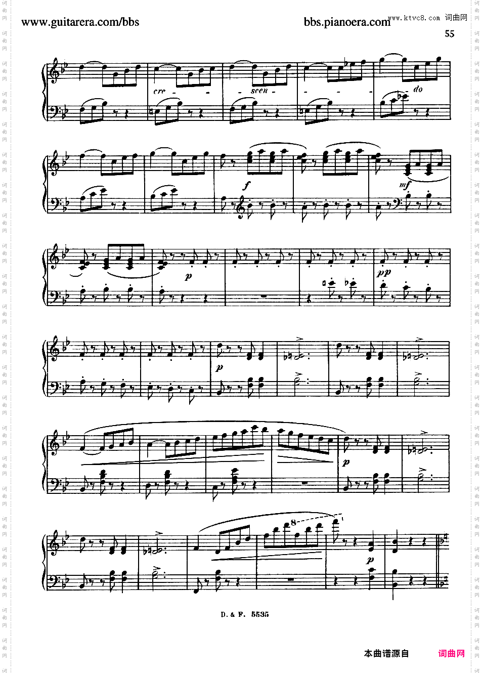 F大调第六圆舞曲 Valse No·6 in F Major Op·96