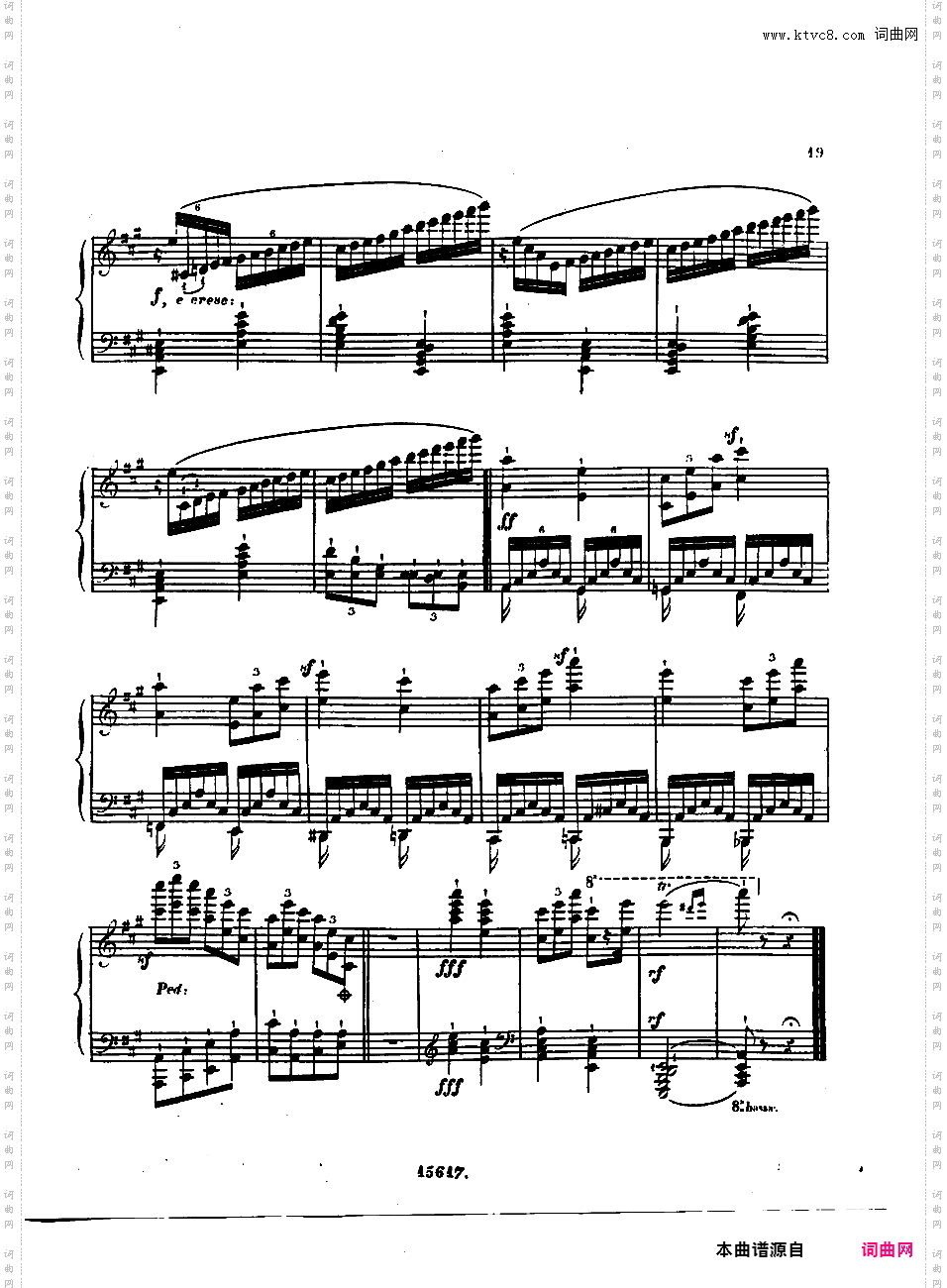 第五号迷人的歌 Cinquième Recueil de Chants Op·70