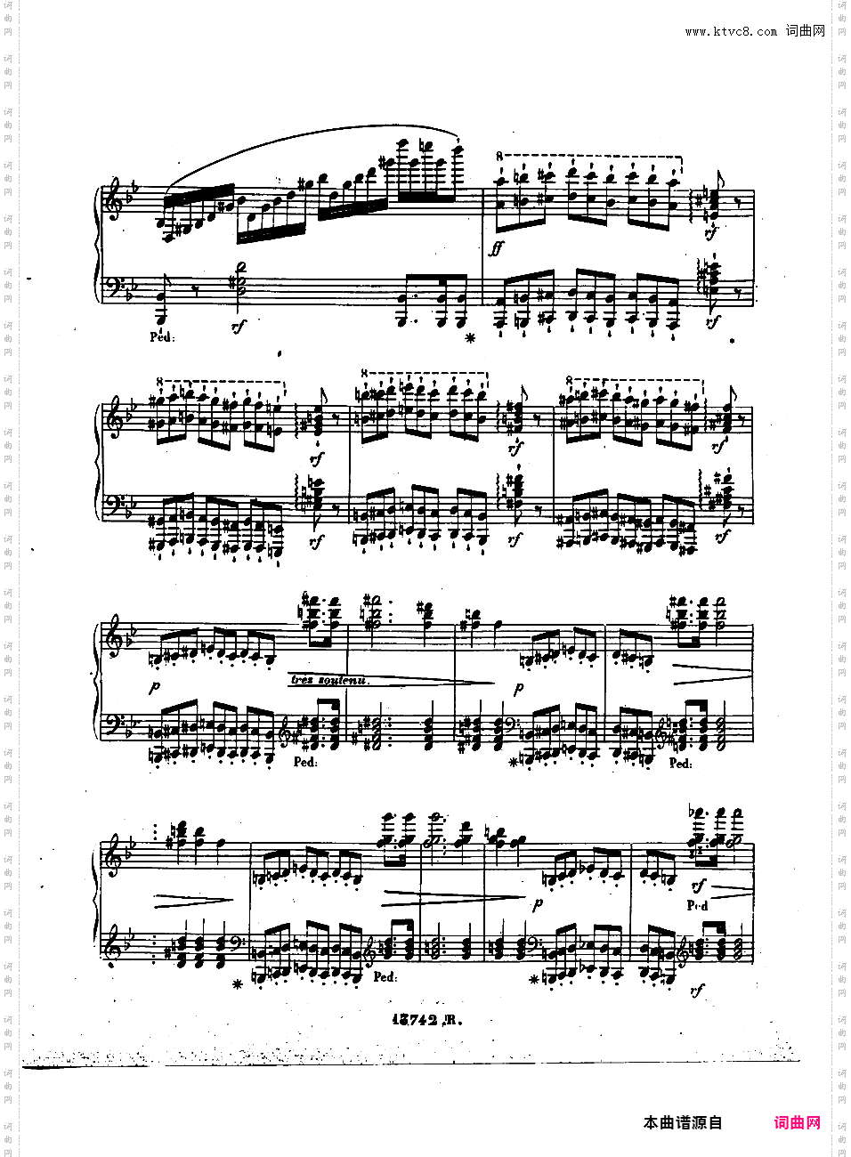 音乐会练习曲“勇士” Etude de Concert “Le Preux” Op·17