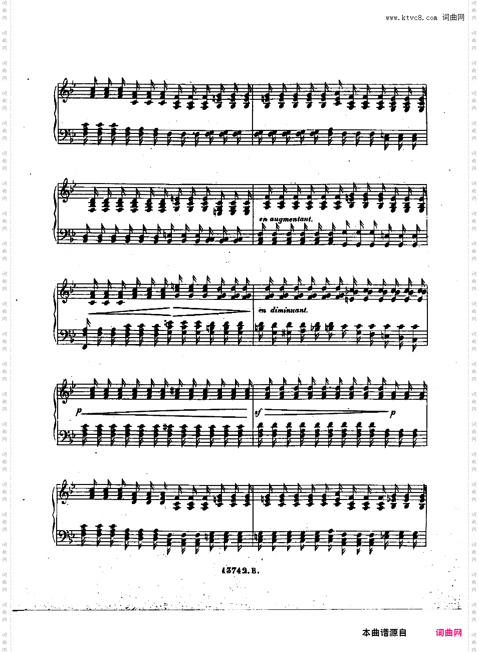 音乐会练习曲“勇士” Etude de Concert “Le Preux” Op·17