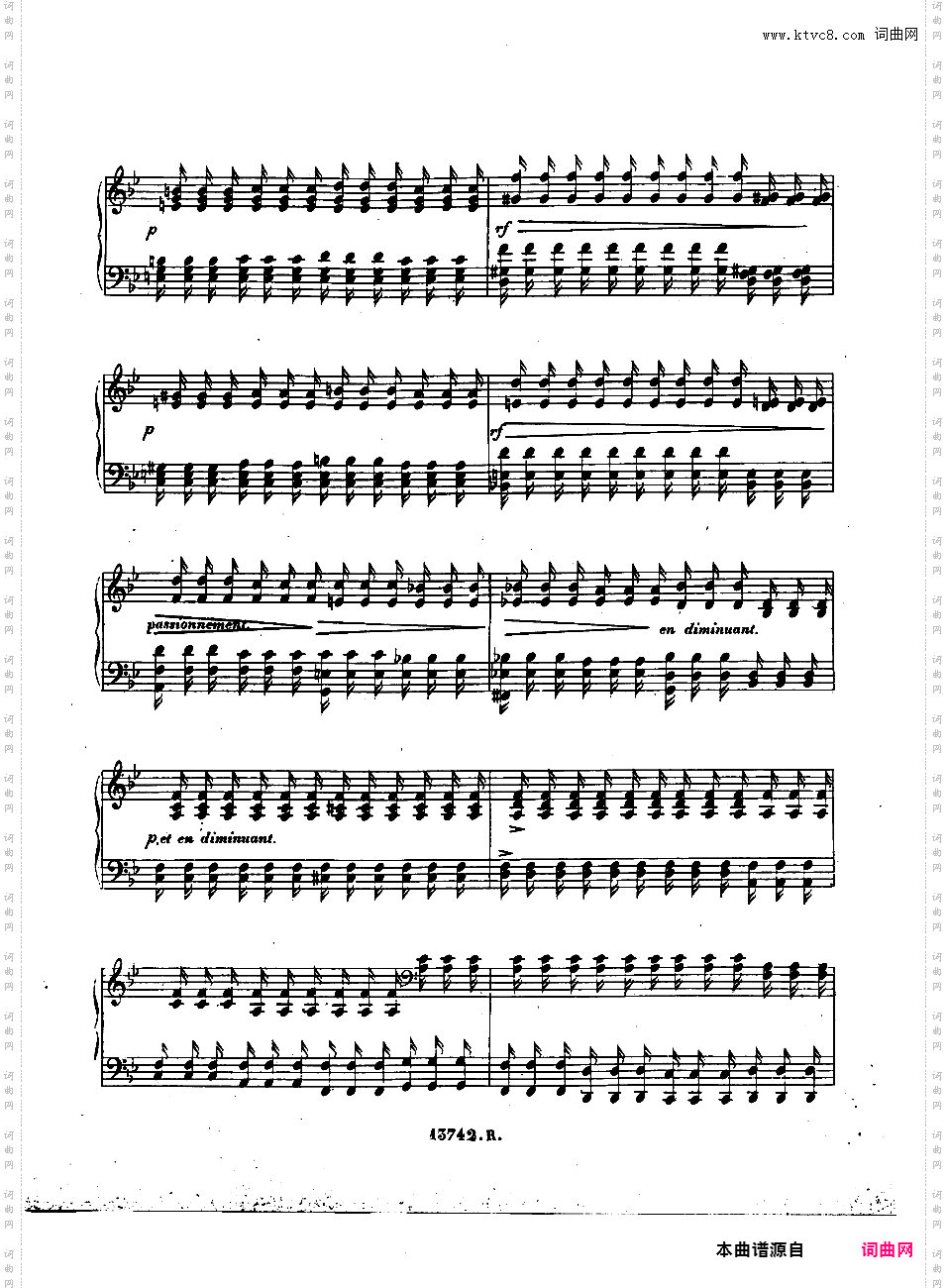 音乐会练习曲“勇士” Etude de Concert “Le Preux” Op·17