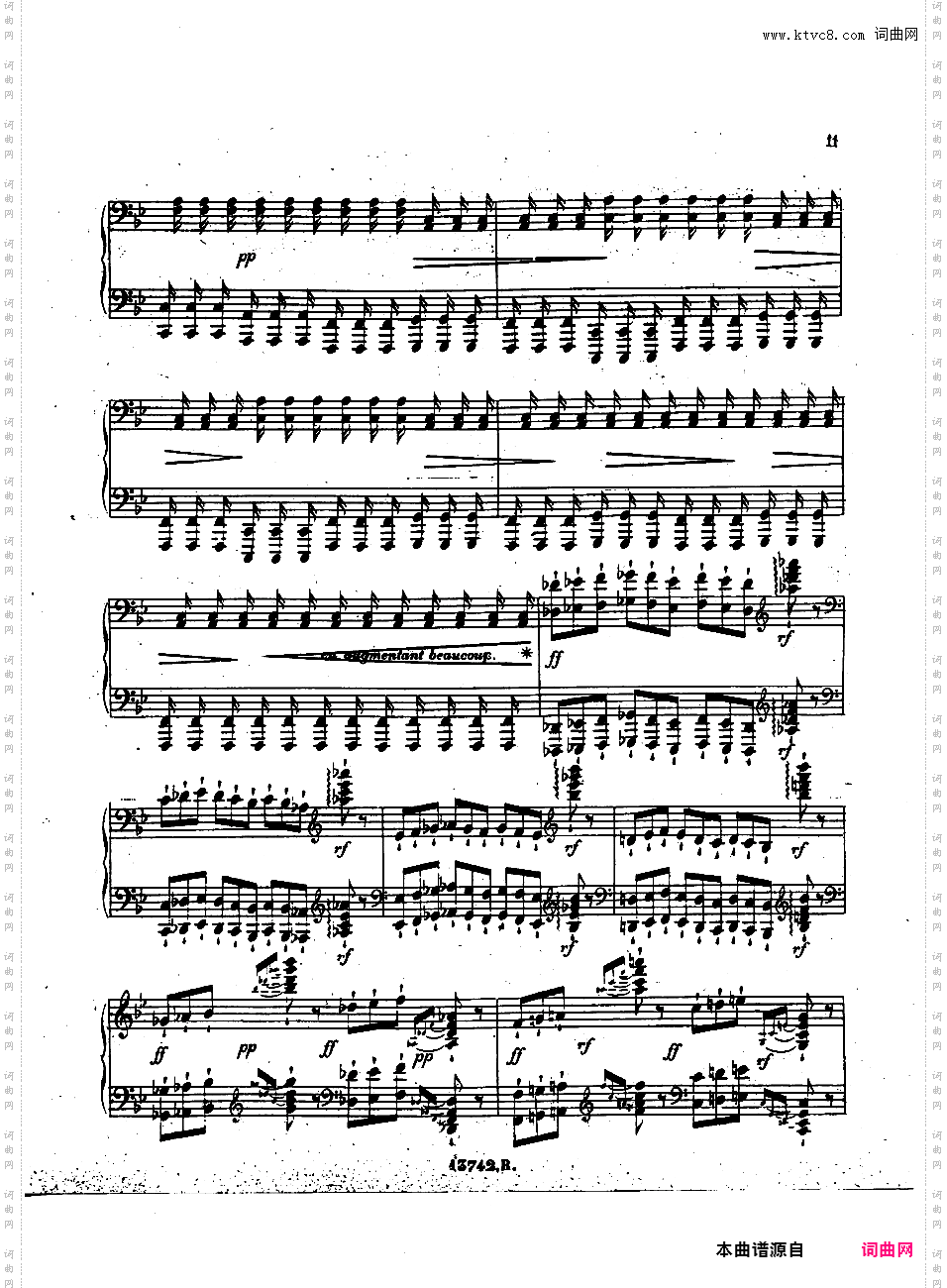 音乐会练习曲“勇士” Etude de Concert “Le Preux” Op·17