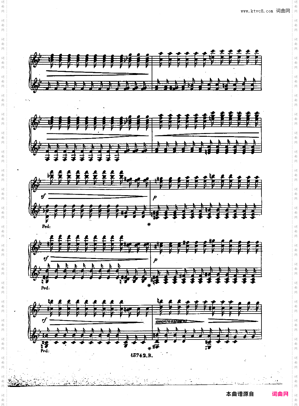 音乐会练习曲“勇士” Etude de Concert “Le Preux” Op·17