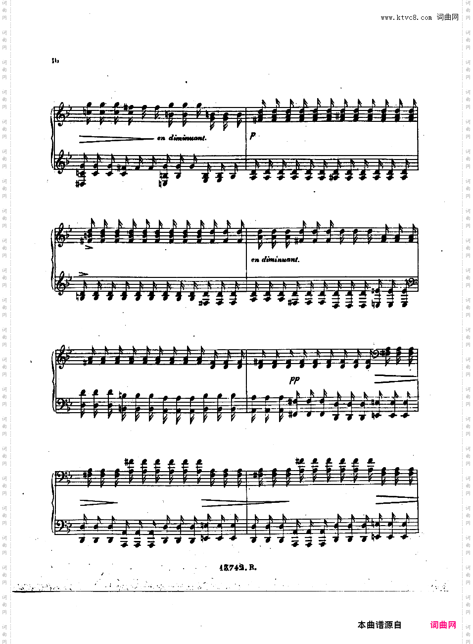 音乐会练习曲“勇士” Etude de Concert “Le Preux” Op·17