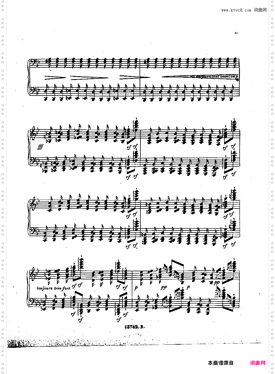 音乐会练习曲“勇士” Etude de Concert “Le Preux” Op·17