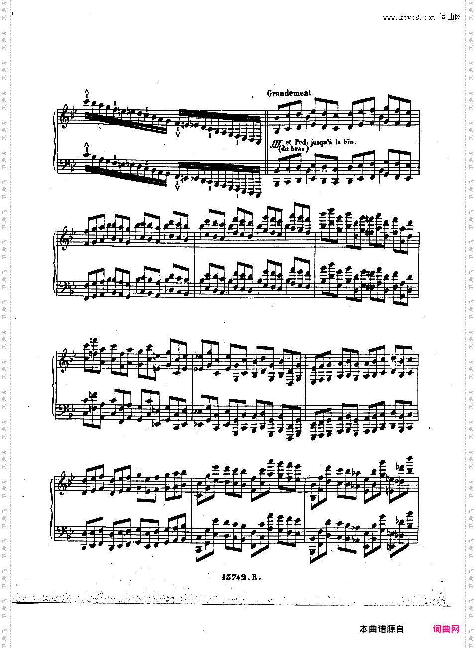 音乐会练习曲“勇士” Etude de Concert “Le Preux” Op·17