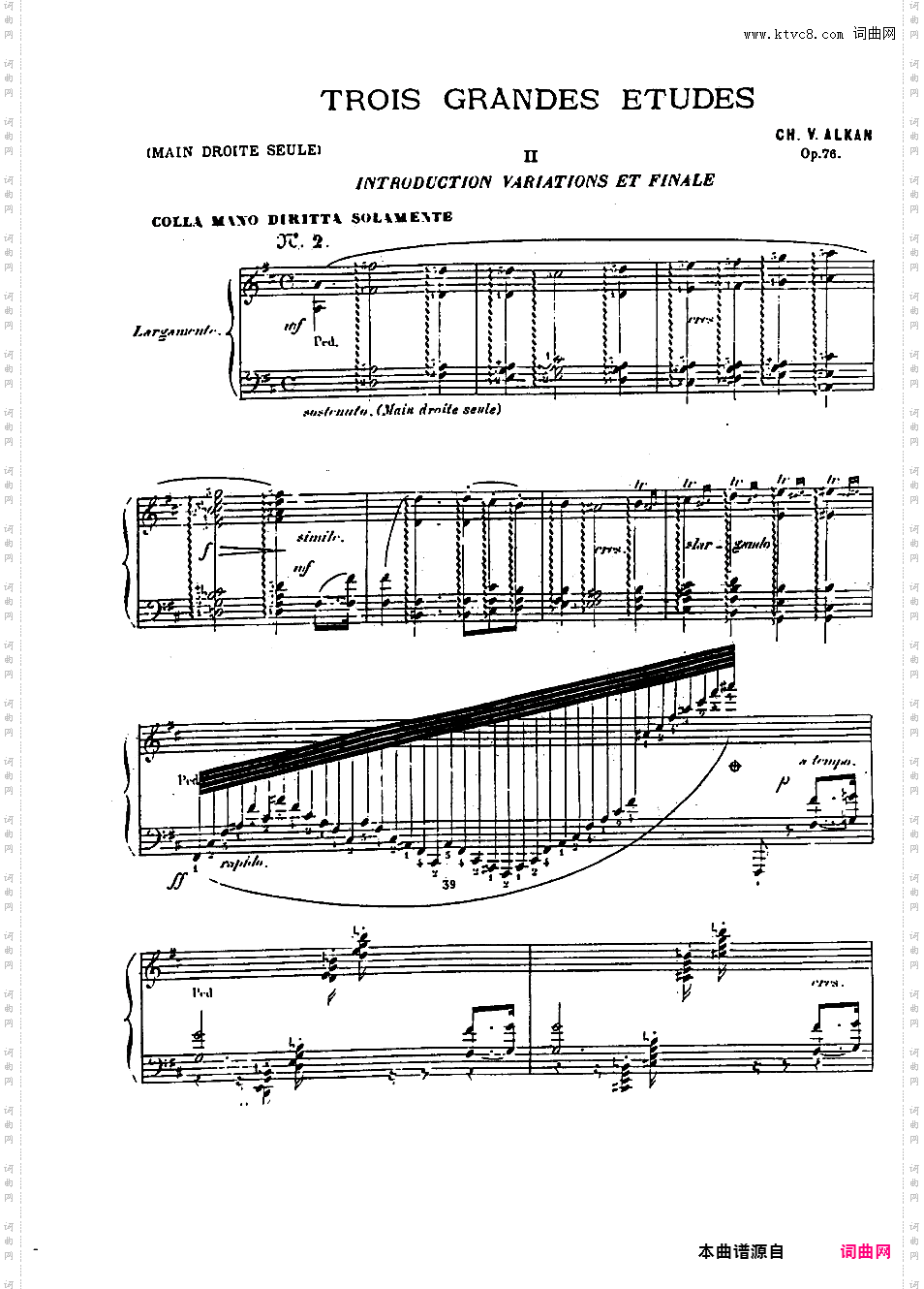 3首华丽练习曲 3 Grandes Etudes Op·76