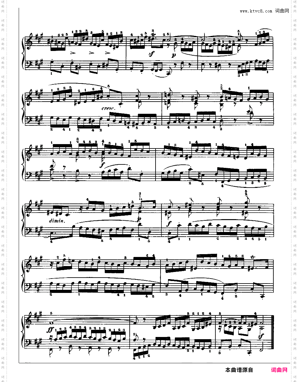 《平均律钢琴曲集第一卷》The Well Tempered ClavierPrelude & Fugue 14