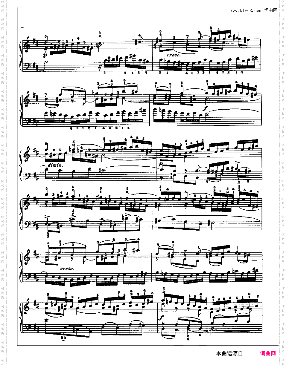 《平均律钢琴曲集第一卷》The Well Tempered ClavierPrelude & Fugue 24