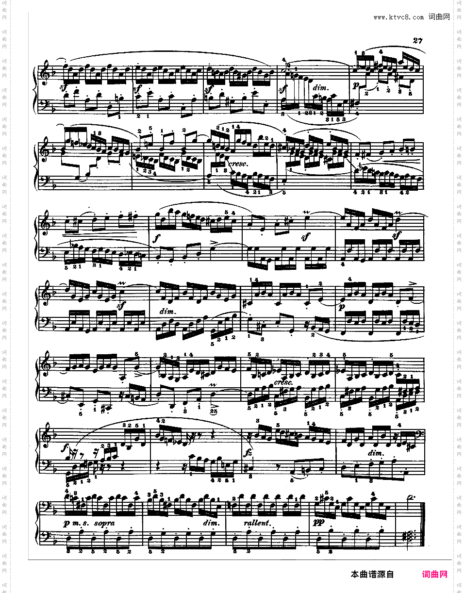 《平均律钢琴曲集第二卷》The Well Tempered ClavierPrelude & Fugue 06