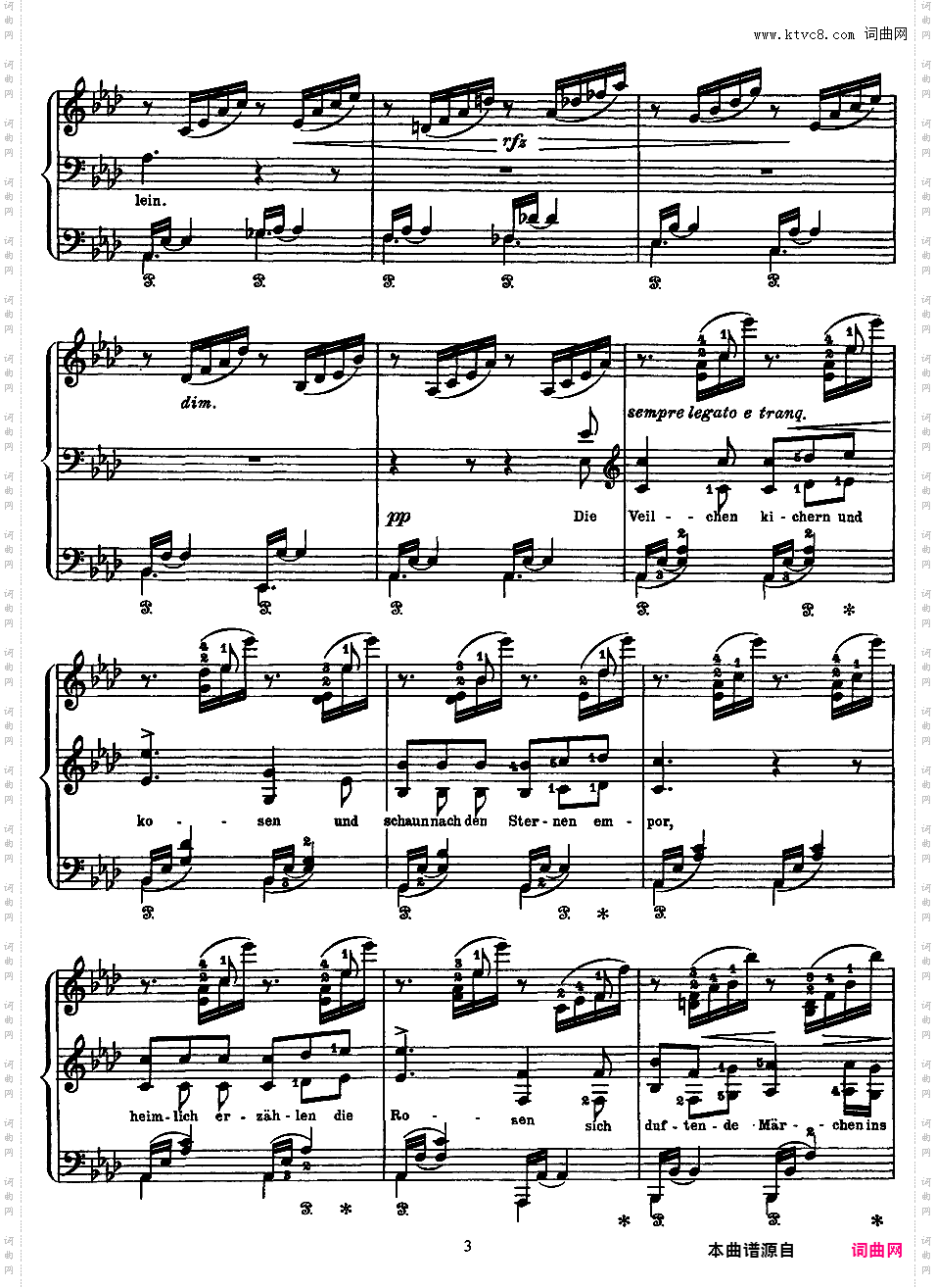 改编门德尔松艺术歌曲乘着歌声的翅膀On Wings of Song