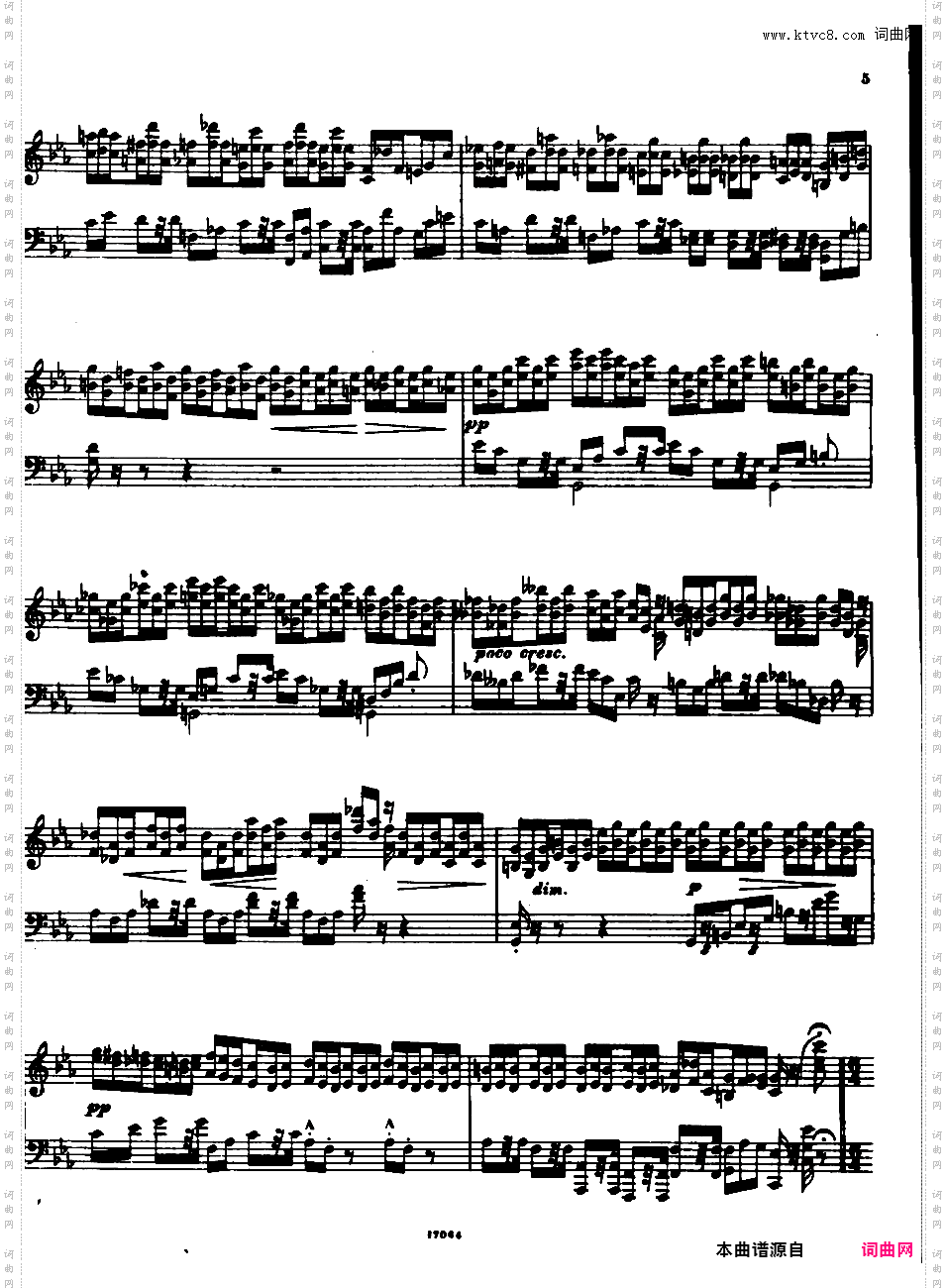 根据肖邦前奏曲而作的变奏曲与赋格Variations and Fugue on Chopin's prelude in c minor op22