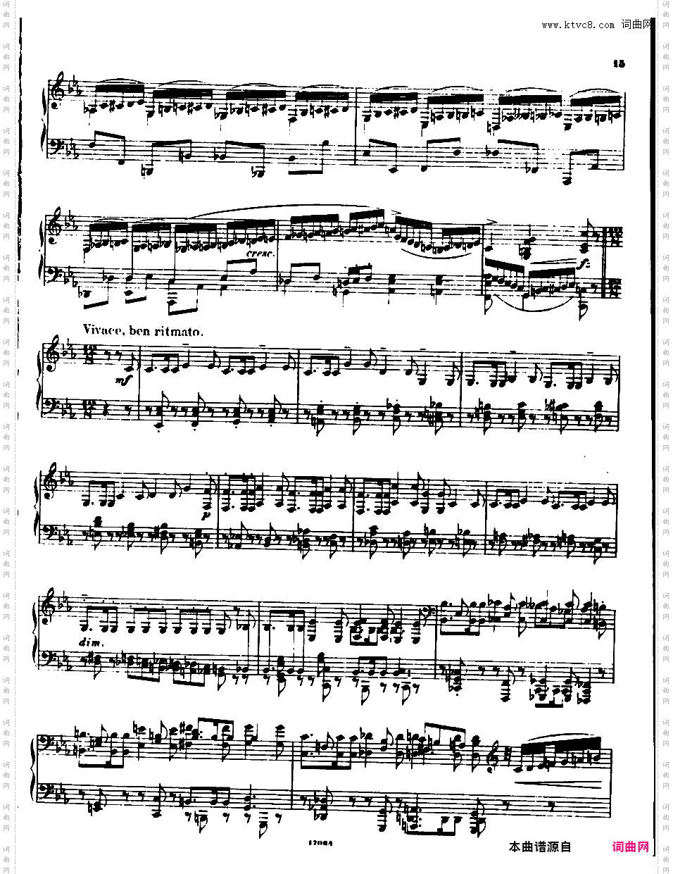 根据肖邦前奏曲而作的变奏曲与赋格Variations and Fugue on Chopin's prelude in c minor op22