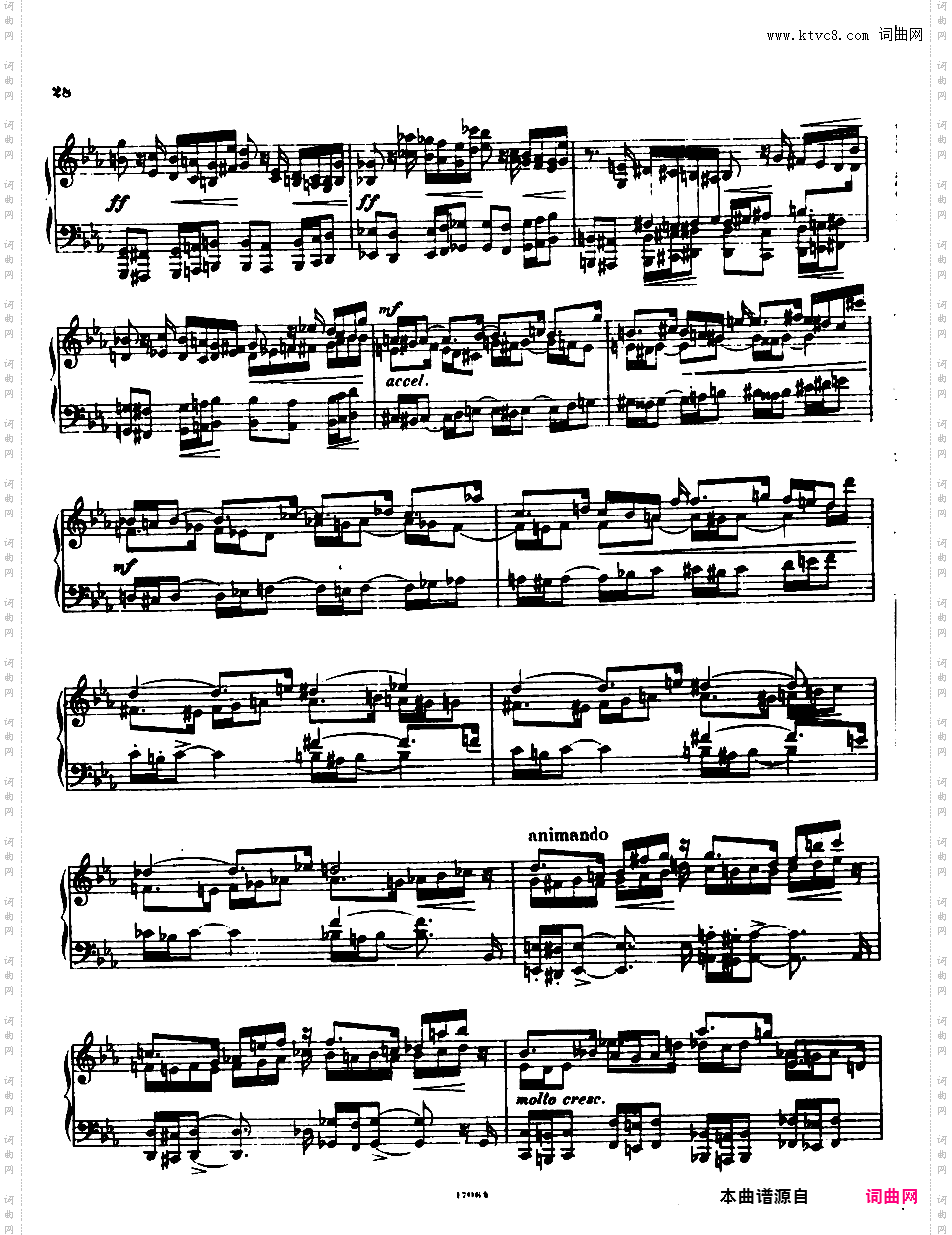 根据肖邦前奏曲而作的变奏曲与赋格Variations and Fugue on Chopin's prelude in c minor op22