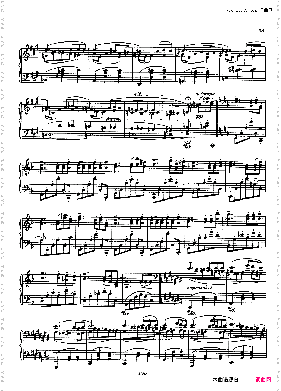 3首圆舞曲 Trois Valses Op·27