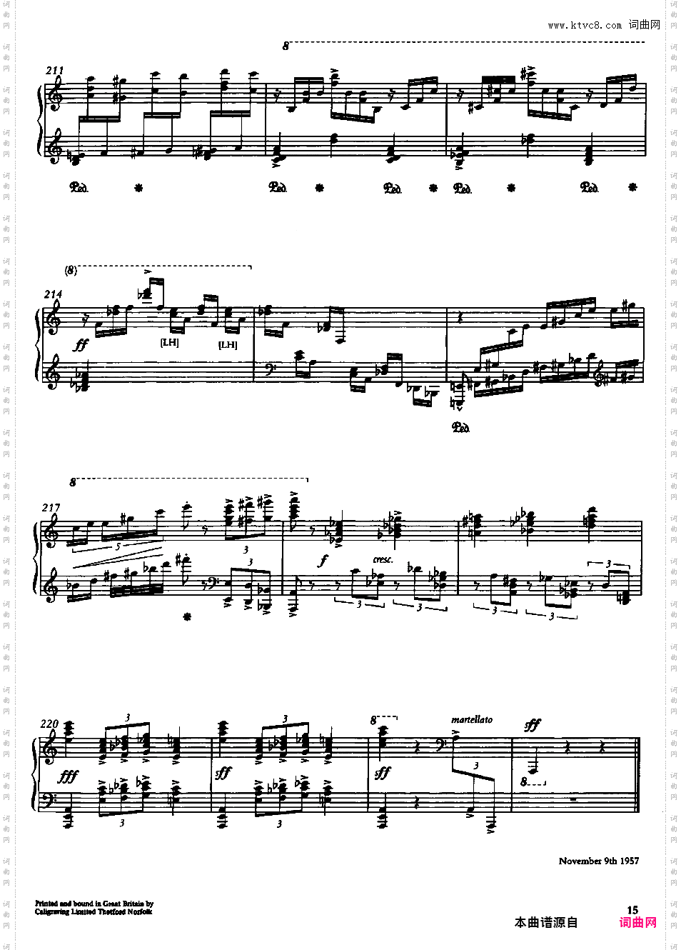 托卡塔 Toccata Op·155
