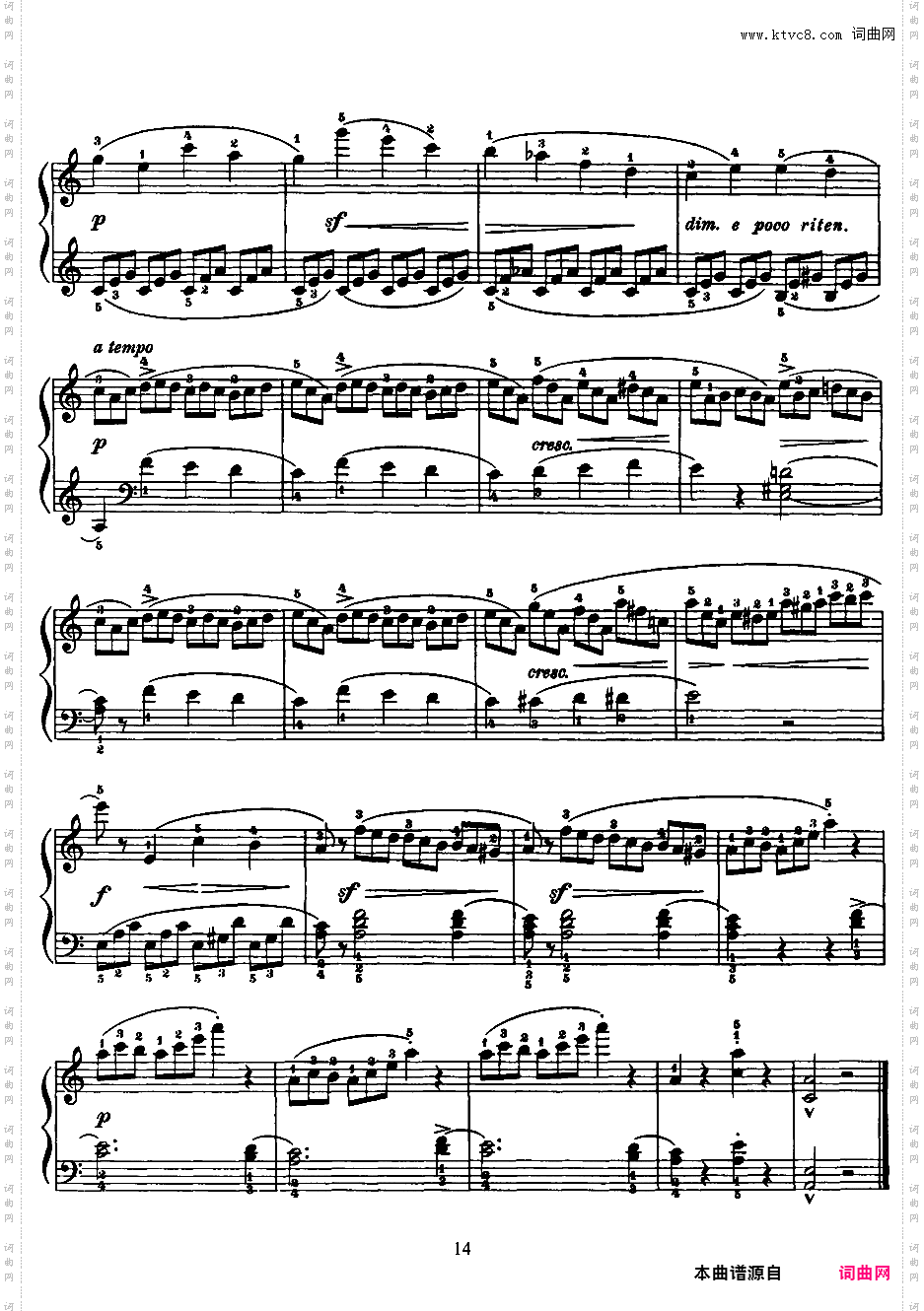 25首钢琴进阶练习曲 25 Easy and Progressive Studies Op·100