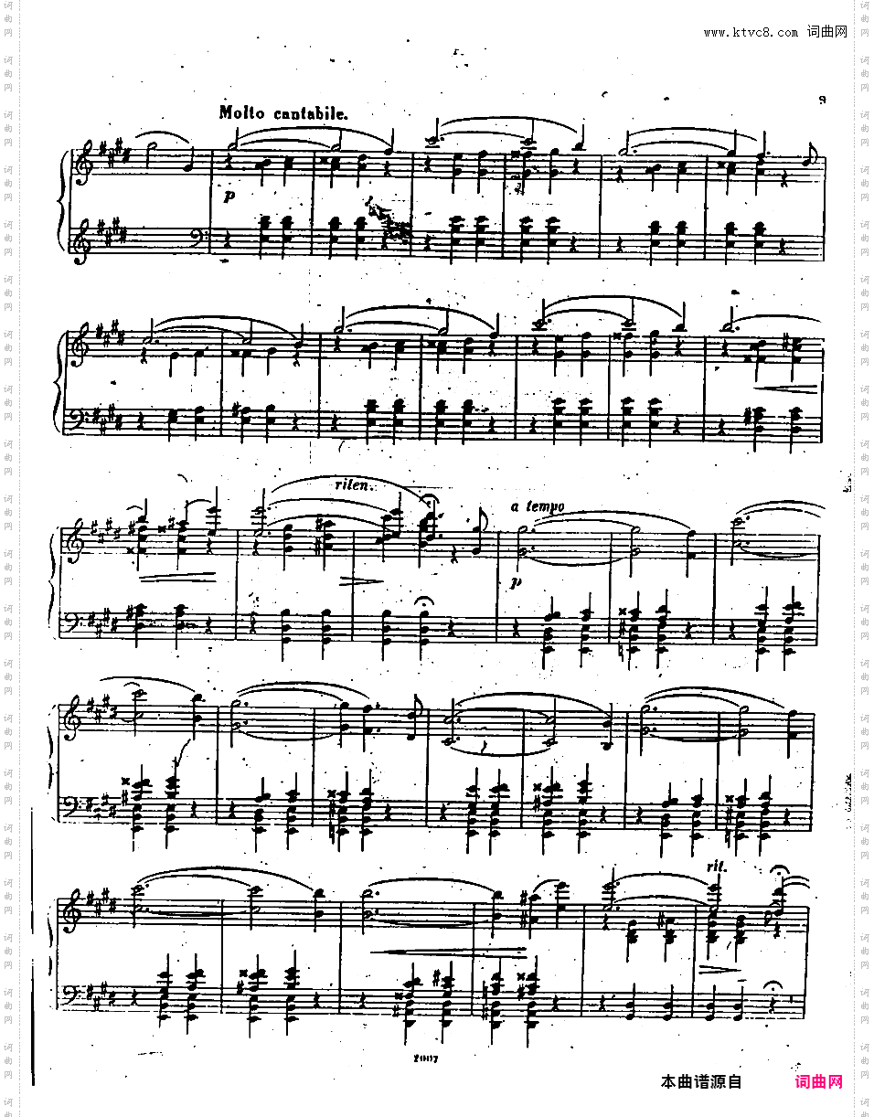 随想圆舞曲 Valse Caprice Op·26