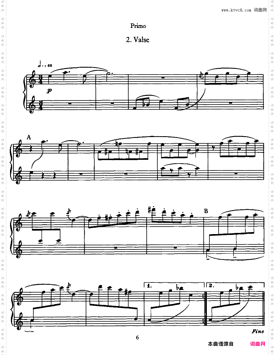 3首简易小品 Three Easy Pieces - 四手联弹