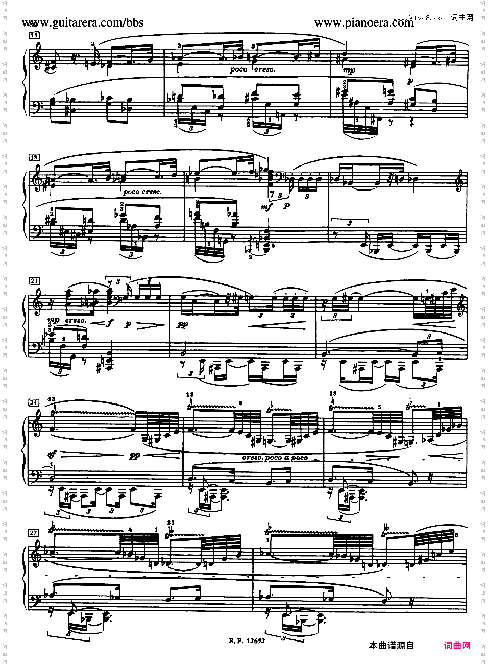 第九钢琴奏鸣曲“黑色**”Piano Sonata No·9