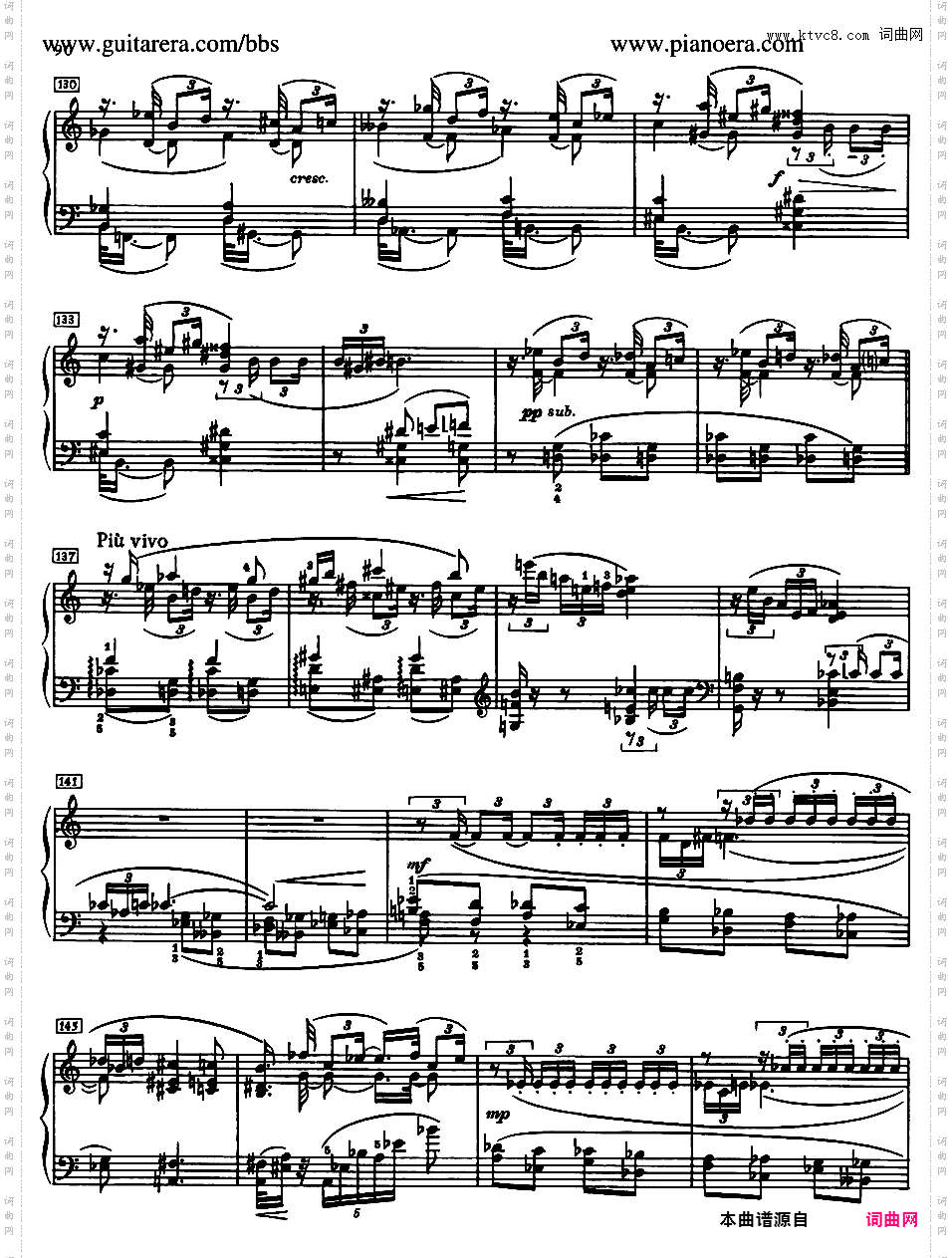 第九钢琴奏鸣曲“黑色**”Piano Sonata No·9