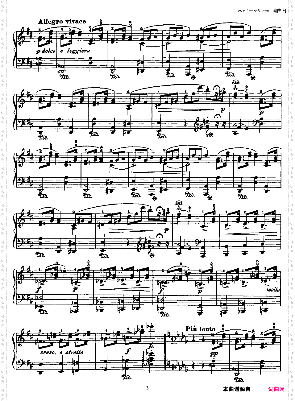 抒情小品集 Lyric Pieces 十卷Grieg op57 Lyric Pieces