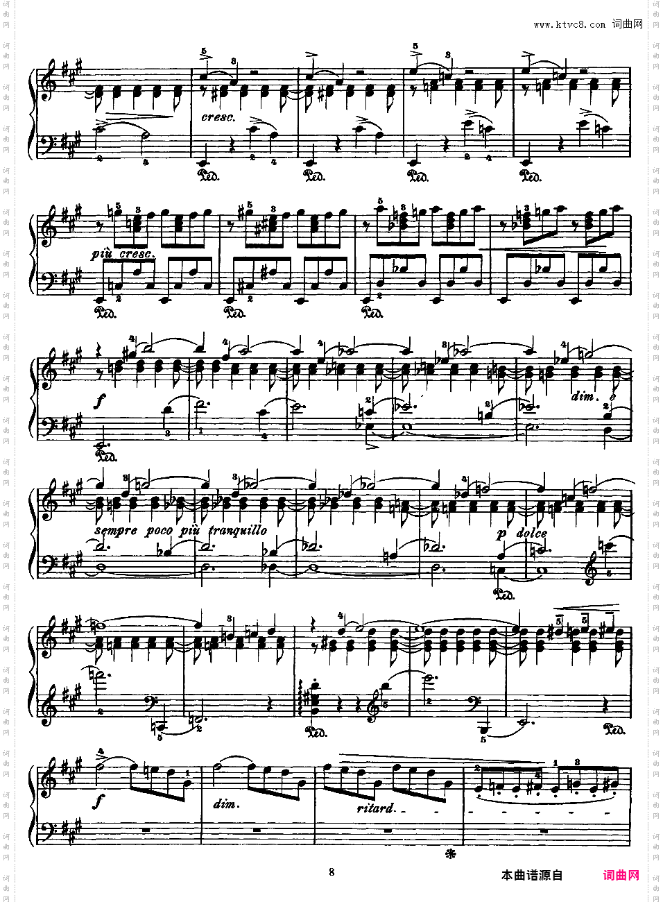 抒情小品集 Lyric Pieces 十卷Grieg op57 Lyric Pieces