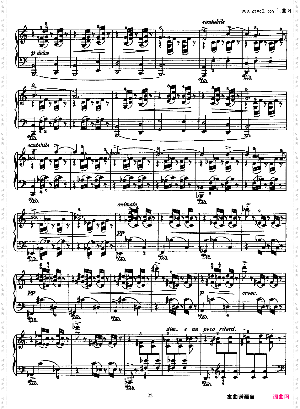 抒情小品集 Lyric Pieces 十卷Grieg op57 Lyric Pieces